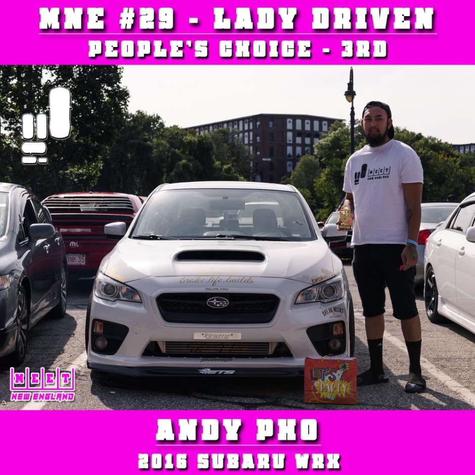 Andy P's 2016 Impreza WRX Premium 