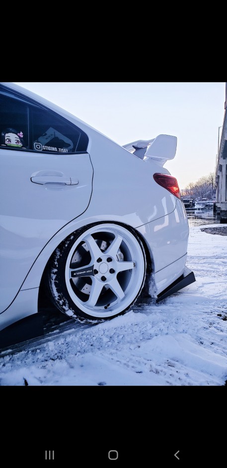 Gino Herrera's 2020 Impreza WRX STI Limited series white