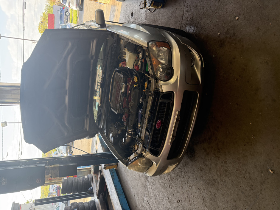 James P's 2005 Impreza WRX WR-Limited 2005 D spec girl cosmis wheels EJ208 engine